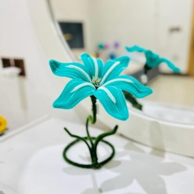 aqua blue Lilly
