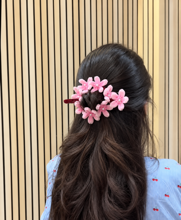 Daisy Bun Hair Clip
