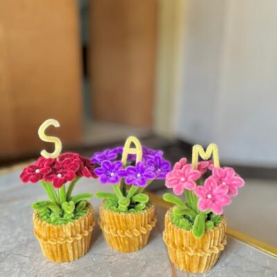 Initial Flower Pots