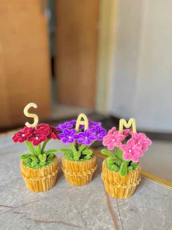 Initial Flower Pots